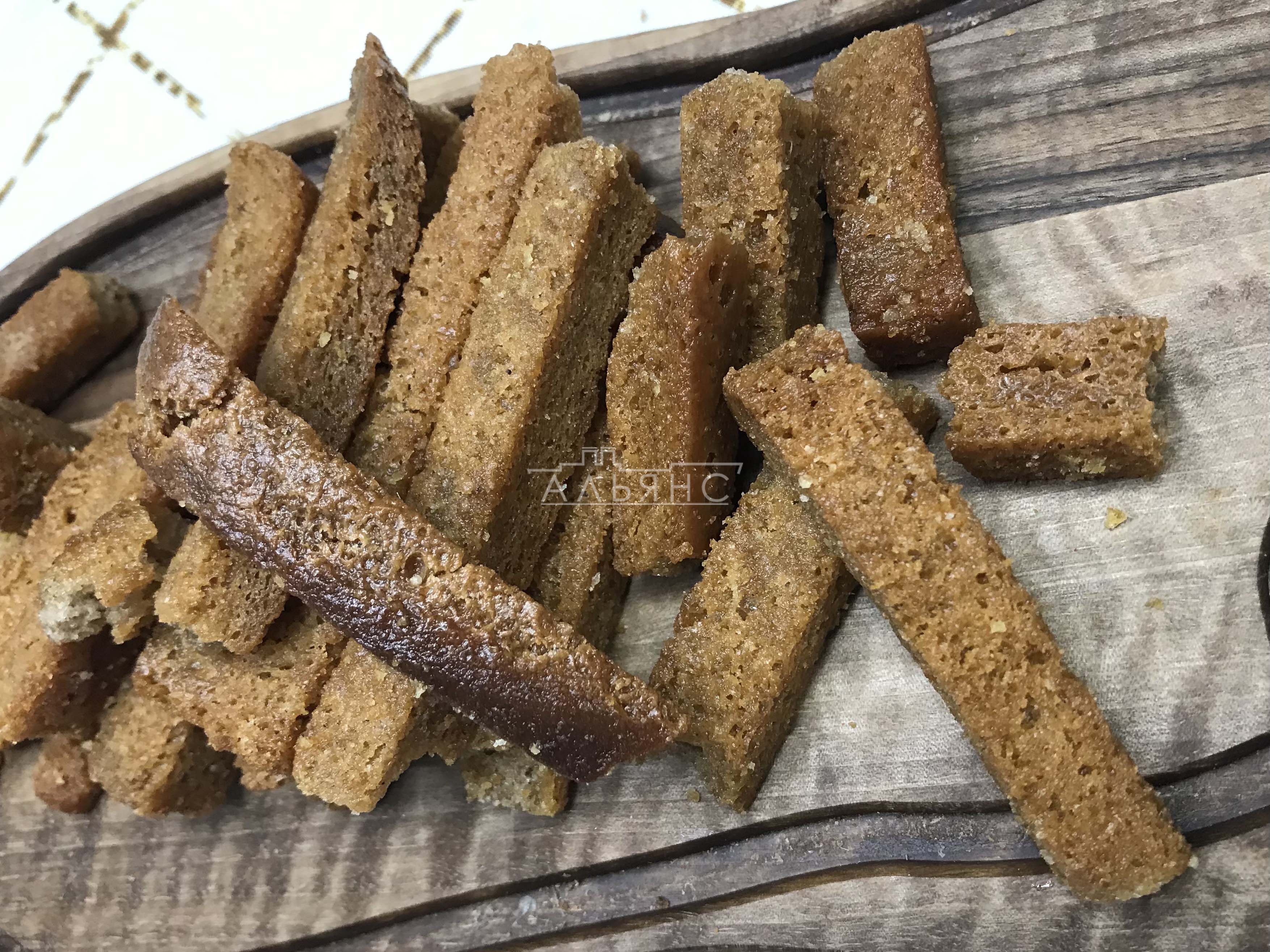 Деревенские гренки с чесноком в Новомосковске