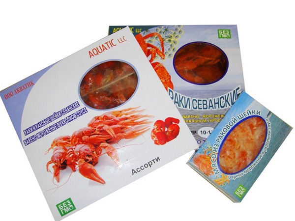Раки в ассортименте в Новомосковске