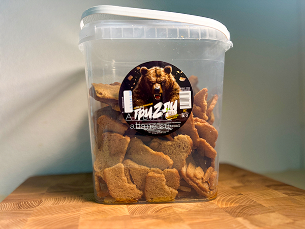 Ведро Ржаные гренки с чесноком в Новомосковске