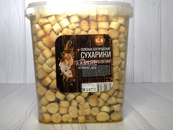 Сухарики с грибами и сметаной в Новомосковске