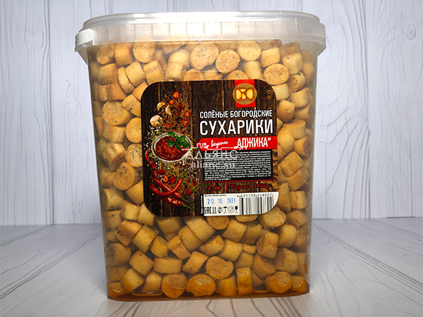 Сухарики с аджикой в Новомосковске