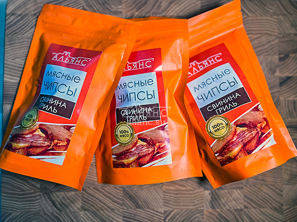 Мясо (АЛЬЯНС) вяленое свинина "Гриль" 50 гр. в Новомосковске