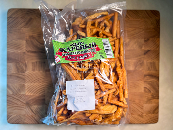 Жареный сыр "ВКУСНЯШКА" (Оливковый) 500гр. в Новомосковске
