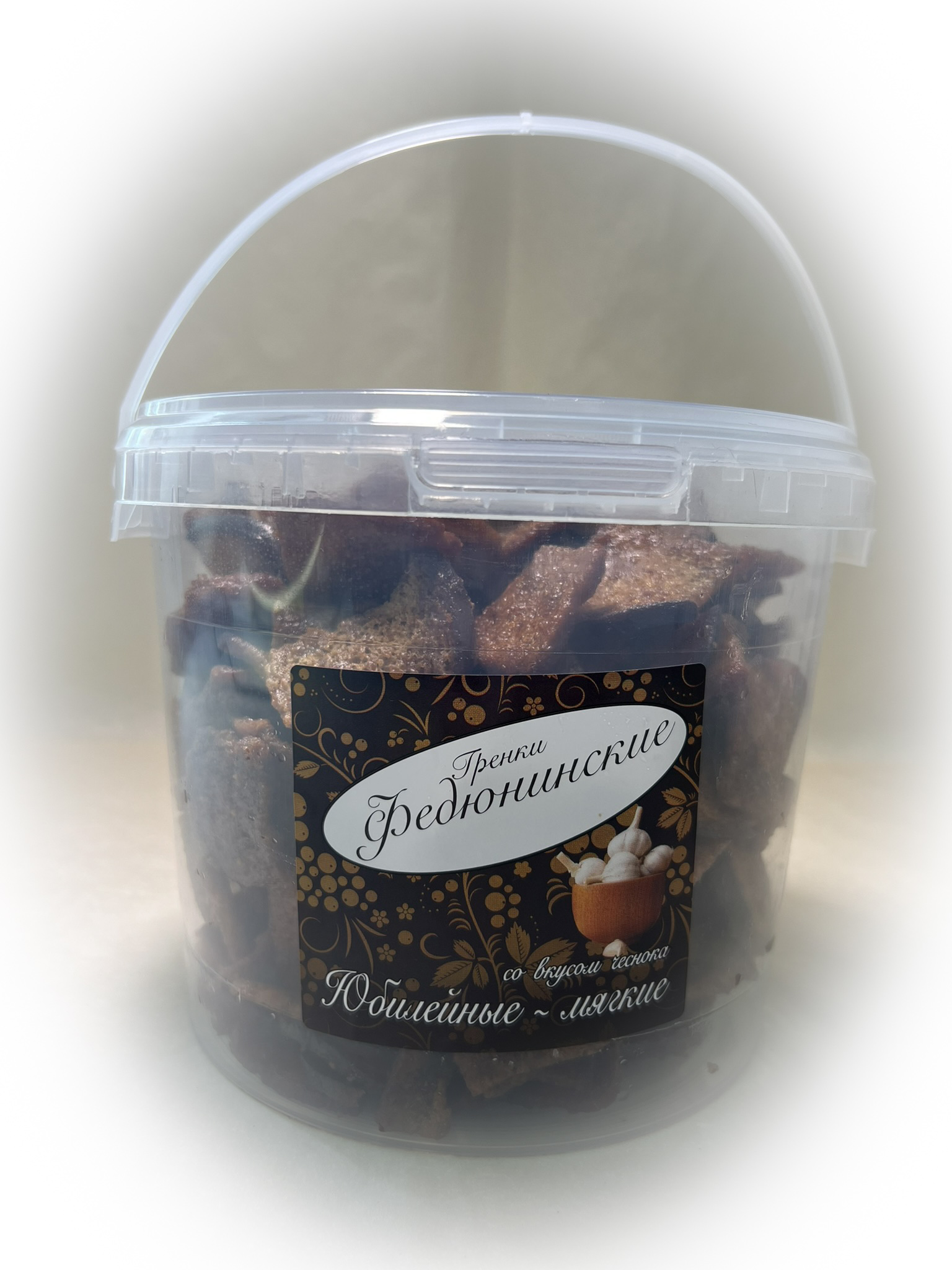 Гренки "ФЕДЮНИНСКИЕ" "Чеснок" (ведро 900 гр.) в Новомосковске