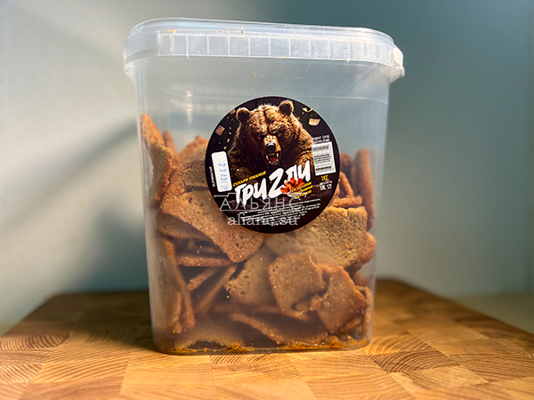 Ведро Ржаные гренки со вкусом Крылышки Барбекю (1 кг) в Новомосковске