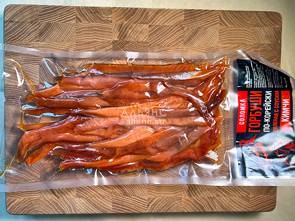 Горбуша соломка по-корейски в Новомосковске