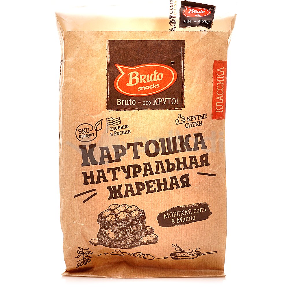 Картофель «Бруто» с солью 70 гр. в Новомосковске