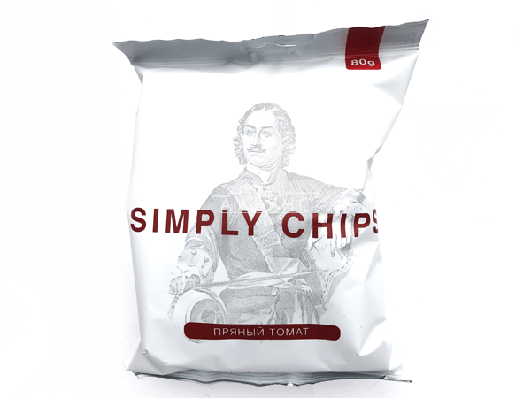 Картофельные чипсы "Simple chips" Пряный томат 80 гр. в Новомосковске